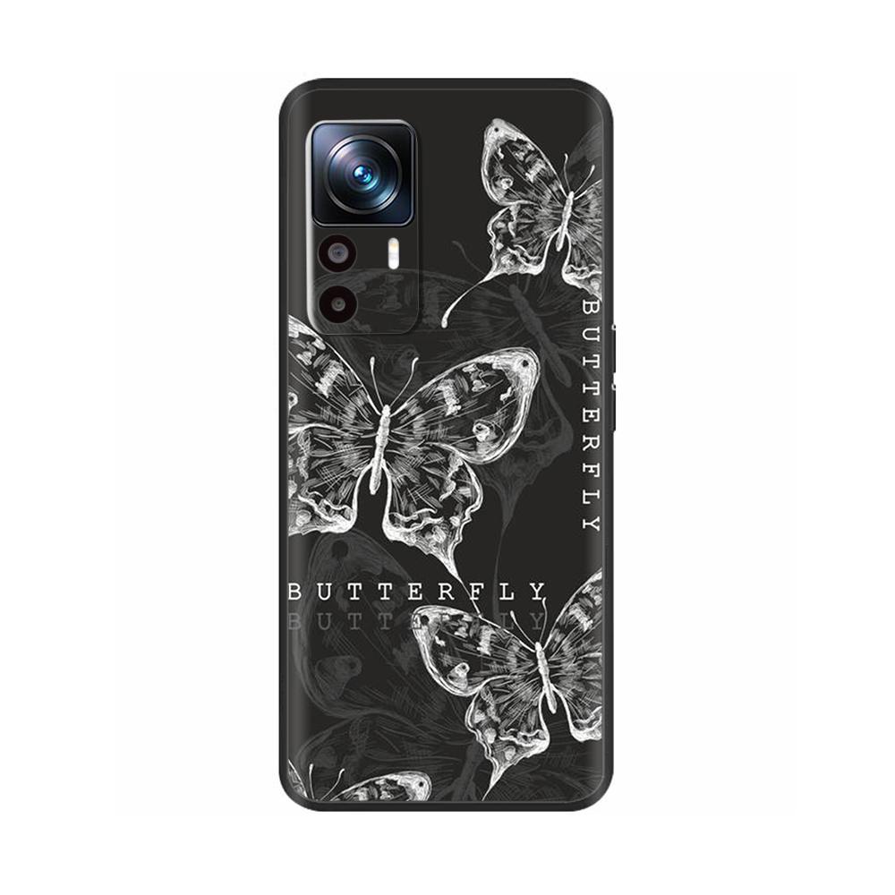 Silicone Matte Durable Back Cover For Xiaomi Mi 12T Pro Cartoon Protection Shell Phone Case For Xiaomi Mi12 12T Pro 12s Fundas