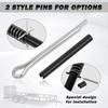 819T Trailer Gate Spring Latch Kit with Extra P 2 Pack Trailer Gate P Heavy Duty Trailer Gate Latch Repair Kit for Carry-On Utility Trailers