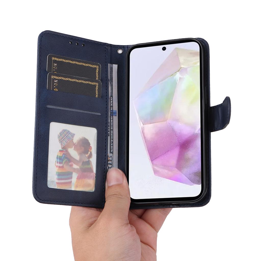For Samsung Galaxy M35 5G Case Card Slots Wallet PU Leather Phone Cover
