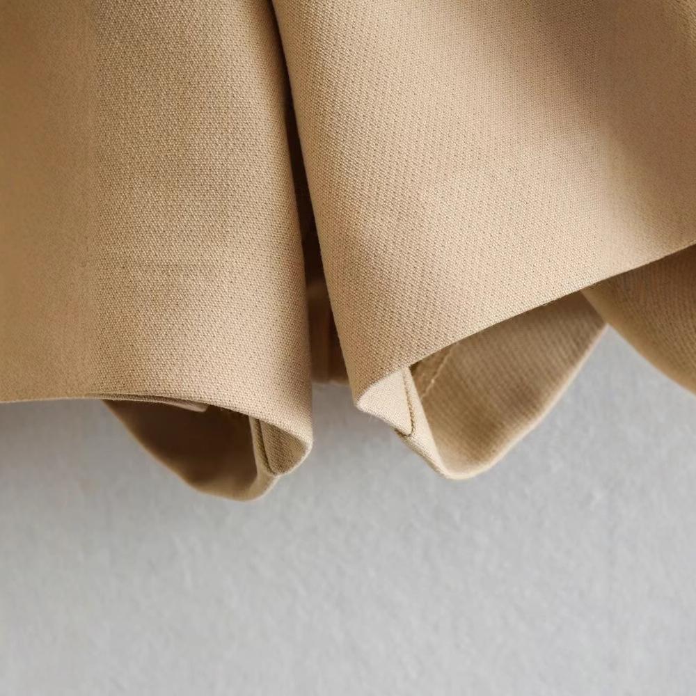 Spring 2025 Women's European-American Style Slit Hem Skirt Pants