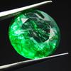 Natural Colombian Emerald Round Cut 7 Ct Green CERTIFIED Loose Gemstone A-3504a