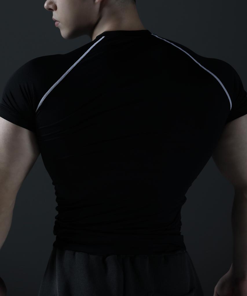 CARMID Noble Line Compression Short Sleeve [Black]