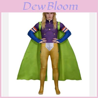 Jojos Bizarre Adventure Jonathan Joestar Cosplay Costume With Printed Fabric For Halloween Party