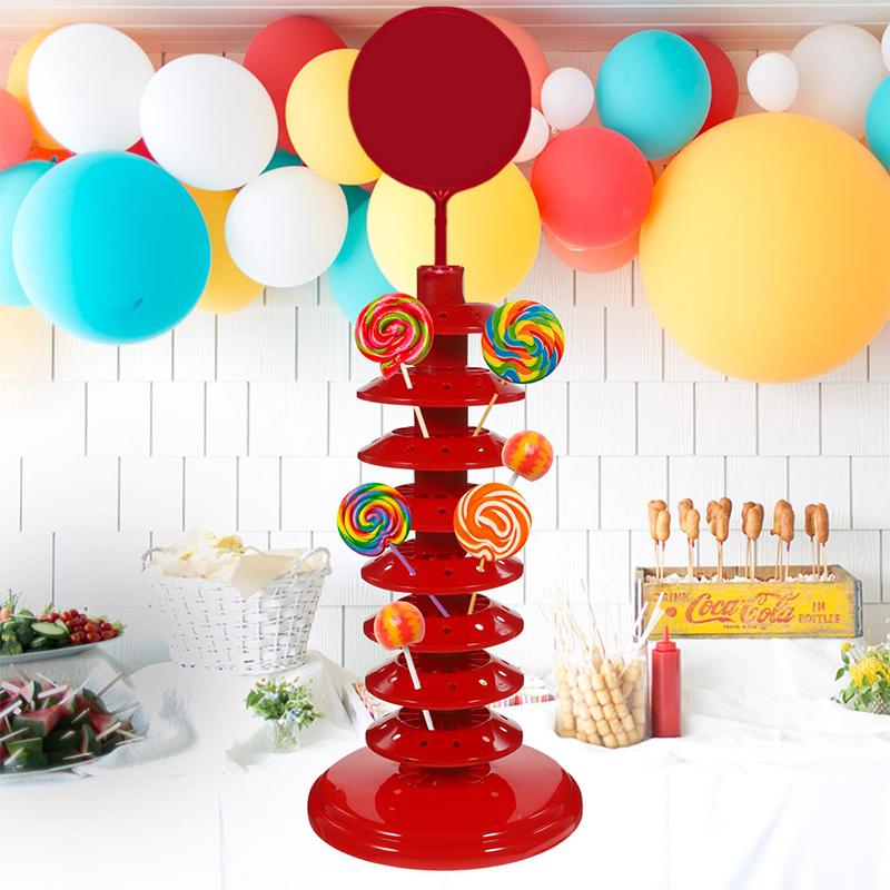 Scaffale Espositore Caramelle Multi-Strato da 6/10 Piani Carino Supporto Caramelle Cartoon per Matrimonio Festa di Compleanno Organizzatore Decorativo per Dolci