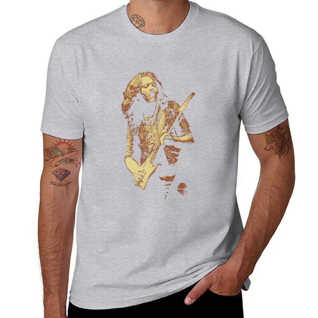 Rory Gallagher Tshirt Summer Top Animal Prinfor Boys Quick Drying Plain Men Clothes