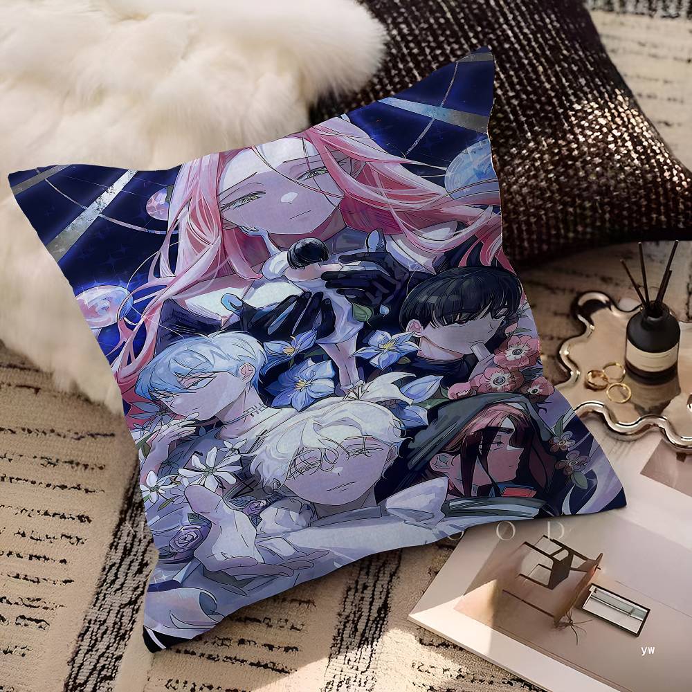 Anime Pop A-Alien Stage Lucky Dragon Pillow Cover Sofa Cushion Cover Home Room Decoration Children Gift