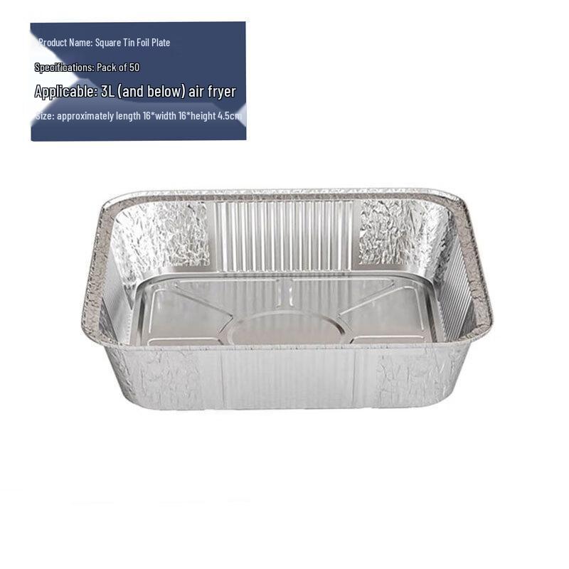 JingQingFu Einweg-Aluminiumfolien-Backformen