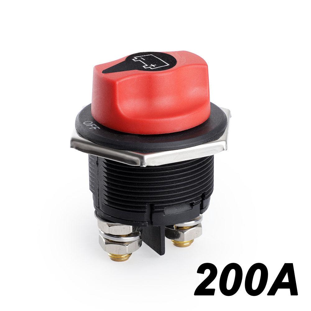 Battery Disconnect Switch Battery Master Power Cut Off Switch DC 32V 50A 100A 200A 300A Battery Isolator Kill Switches For Car