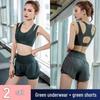 Women's Summer Yoga Wear: Loose Fit Sports Bra & Shorts Two-Piece Set for Running and Casual Activities