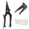 Outdoor Aluminum Alloy Lure Self Locking Fishing Pliers Fish Controller Tong Setblack