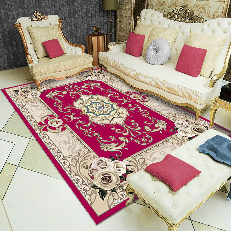 Koberec do obývacího pokoje Ložnicové předložky Kobercová podložka Moderní styl Konferenční stolek Podlahový polštář Koberec pod pohovku