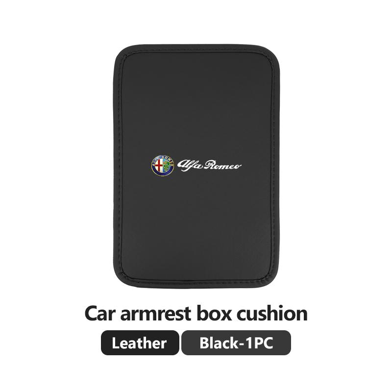 AGS1 For Alfa Romeo Car Armrest Box Pad Leather/Ice silk Cushion Protector Elbow Support Accessories Giulietta GT 159 147 156 Mito