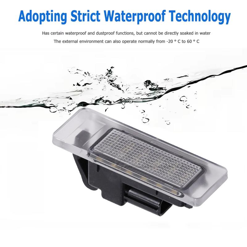 2 Pcs For Renault Megane 4 Scenic IV Twingo Kangoo Koleos MK2 Clio IV V Logan Sandero Dacia Duster LED License Number Plate Ligh