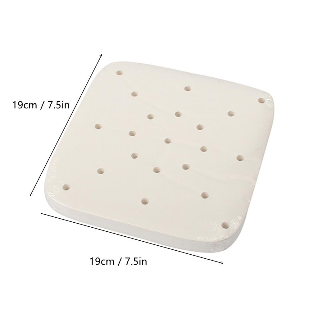 Square Fryer Parchment Paper Liners Perforated Parchment Filter Paper