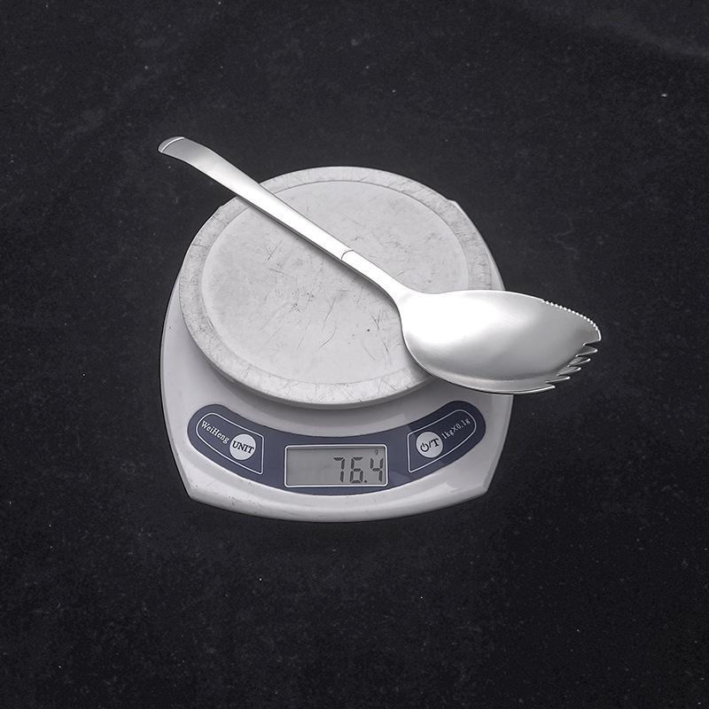 Stainless Steel 304 Integrated Spoon Fork Shared Spoon Fork  Dining Spoon  Vegetable Spoon  Fish Spoon, Salad Fork Spoon