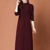Long Sweater Women's Knee-length Autumn and Winter Dress Women's Loose Knitted Sweater Dress Pullover