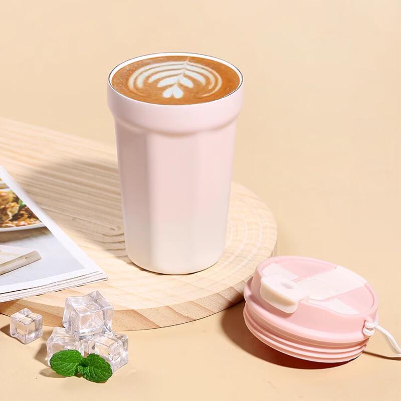 OLOEY Dual-Drink Insulated Ceramic Lined Tumbler