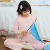 Girls' Antibacterial Cotton Long Sleeve Pajama Set