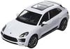 WELLY 1/24 Porsche Macan Turbo White / Diecast Miniature Car Finished Model 24047W WT