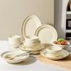 Europejski ceramiczny zestaw obiadowy dla 2 osób