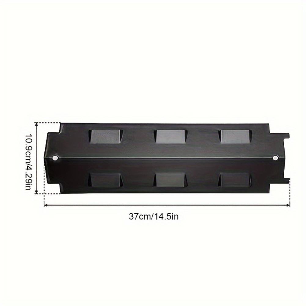 3Pcs Heat Plate 98531 Porcelain Steel Heat Plate 14.5x4.29in For Charbroil GrillKing For Kenmore For Master Forge Grilling Setup