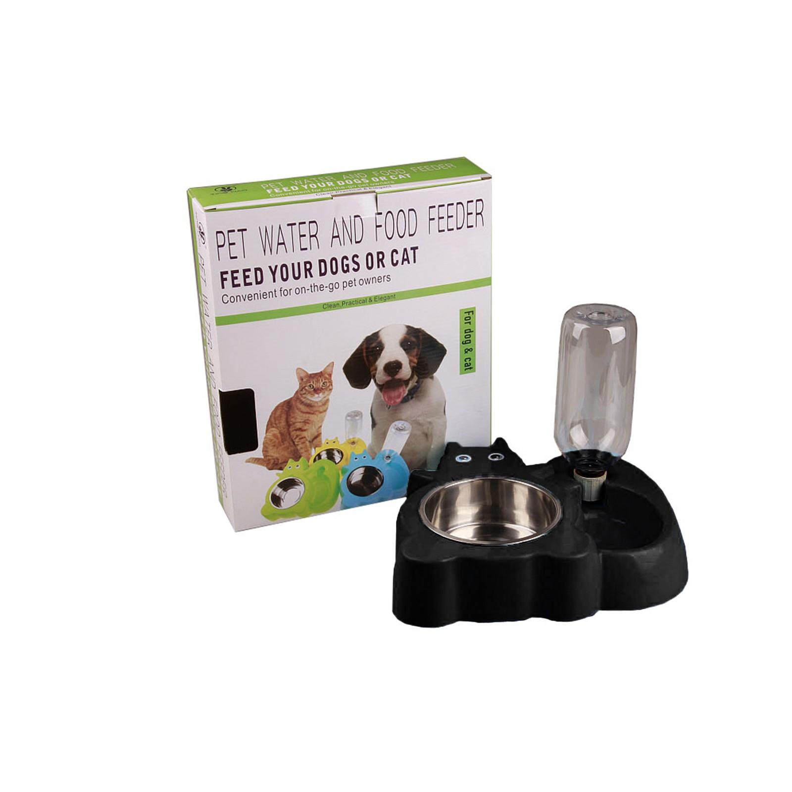 Outdoor Sports Kitchen Dog Basin Basin Double Bowl Automatic Water Injector