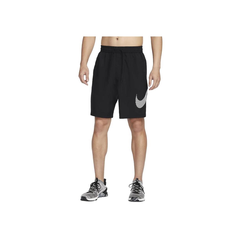 Nike Dri-FIT Logo Drawstring Quick-Dry Sports Casual Shorts Men Bottoms Black HJ3957-010