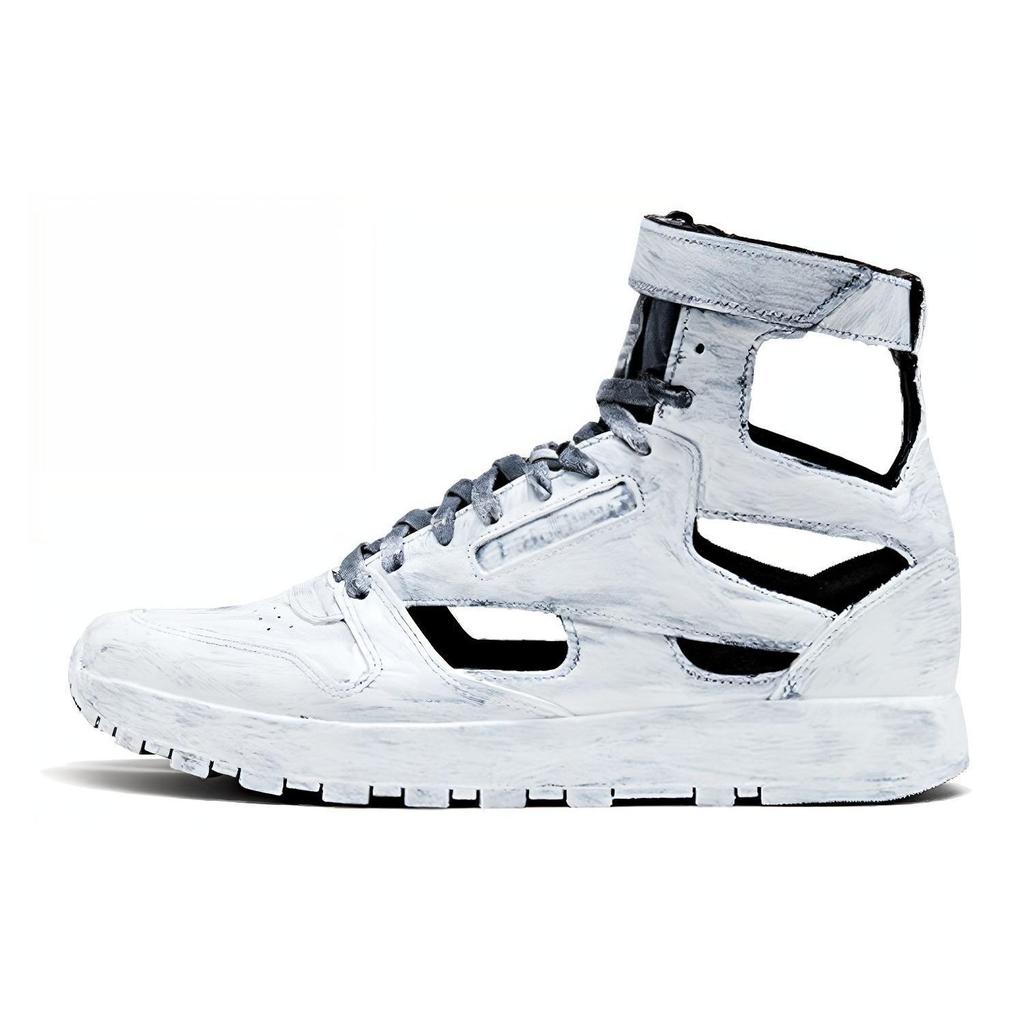 Reebok x Maison Margiela  Classic Leather Tabi High Whiteout Women Sneakers Black S39WS0099-P4242-H8666