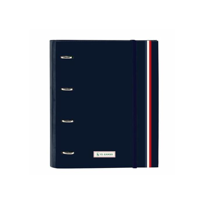 Classeur à anneaux pour enfants - safta - Lot de 4 - 35 mm - 100 feuilles A4 - 27x3,5x32 cm - Bleu marine