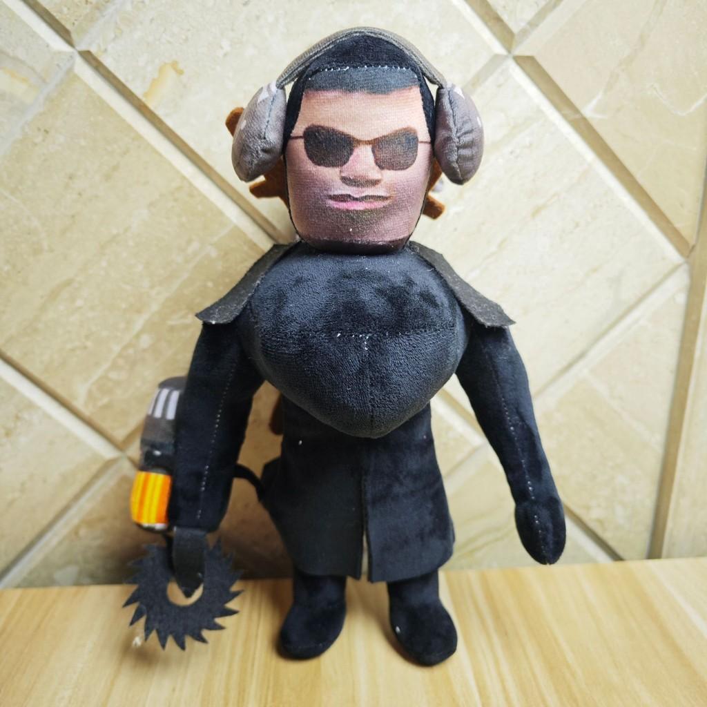 New Trendy Skibidi Toilet Plush Toy Humorous Doll With Soft Pp Cotton Filling 30cm Height