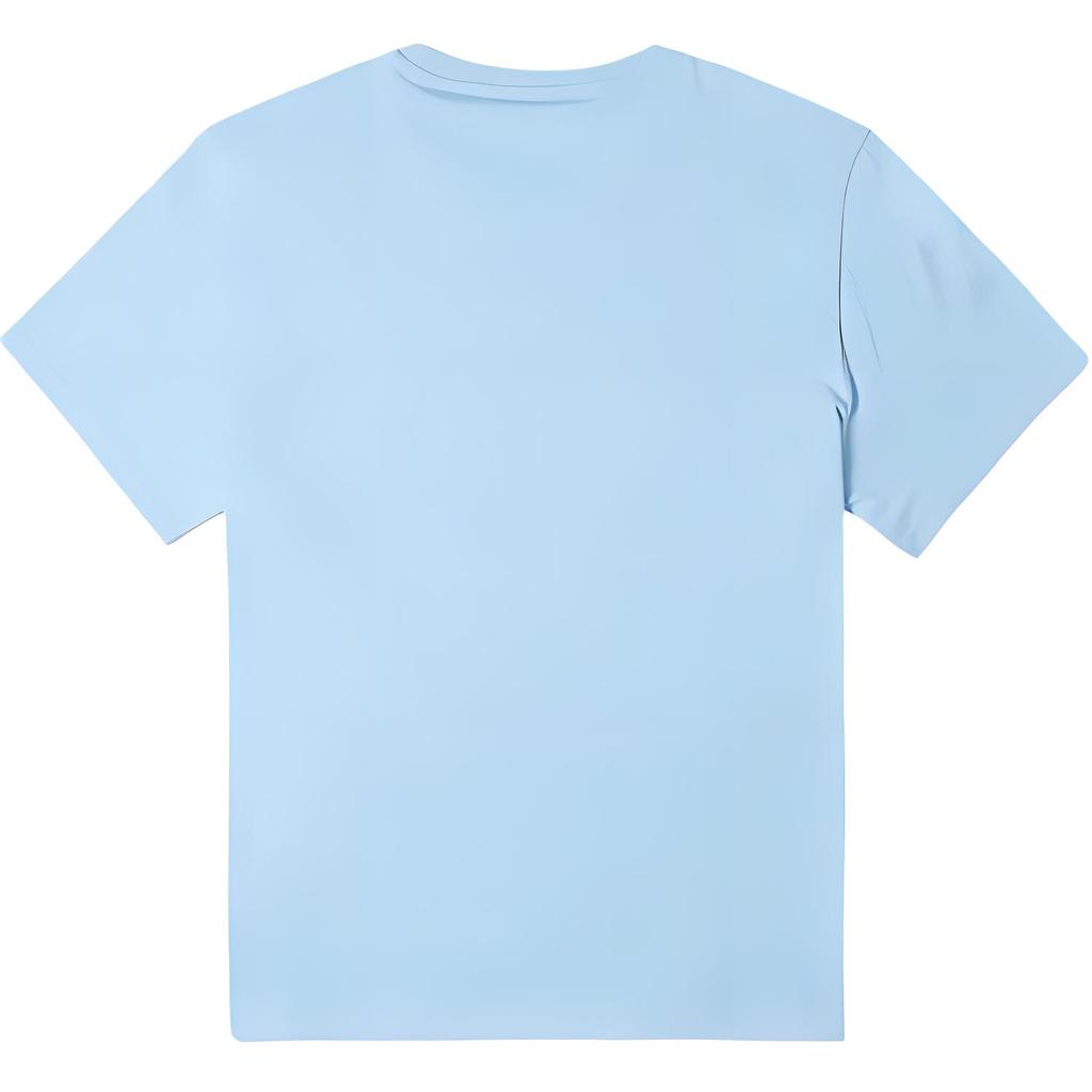 Converse T Shirts Unisex Blue Crew Neck Moderate 10023876-A36