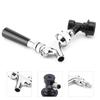 Stainless Steel Beer Keg Tap Faucet with Ball Lock Disconnect Beer Draft Tap Homebrew Beer Tap for Brewing Accessory