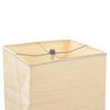 vidaXL Floor Lamp with Steel Stand 135 Cm Beige