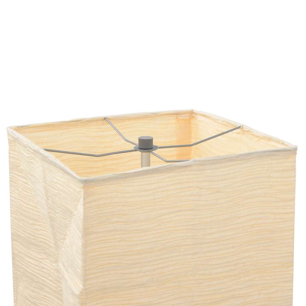 vidaXL Floor Lamp with Steel Stand 135 Cm Beige