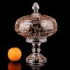 Fulaiwenzi Golden Windmill European Style Glass Fruit & Candy Dish