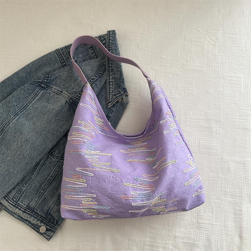 

Chic Minimalist Canvas Tote Bag For Women In Black White Pink Yellow And Purple Ideal For Casual Commuting And School With Spacious Design