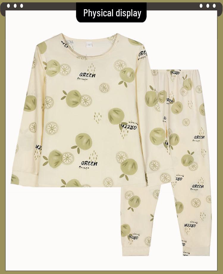 Women's Long Sleeve Cotton Pajama Set - Spring & Autumn Casual Wear