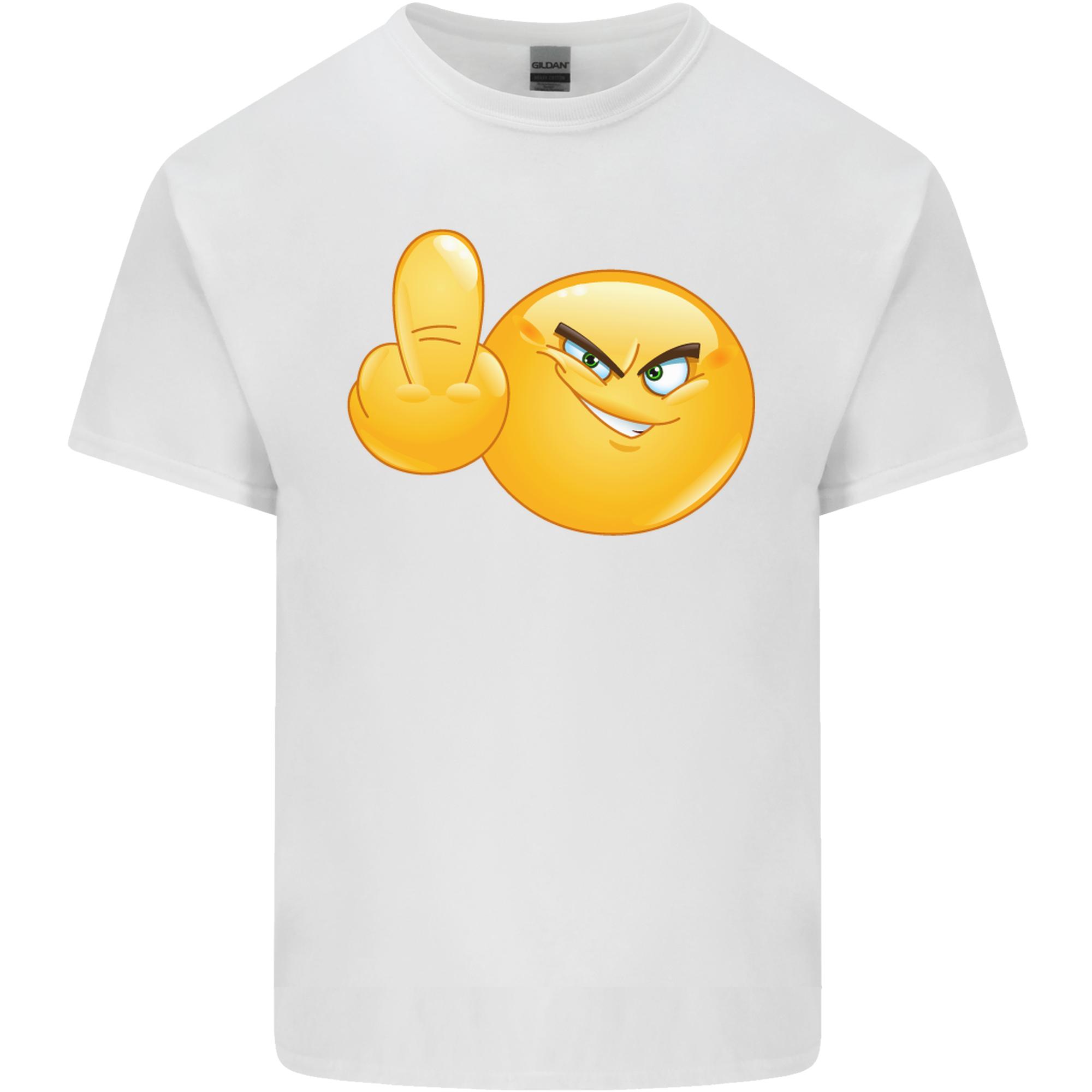Middle Finger Flip Funny Offensive Unisexs Light Cotton TShirt S