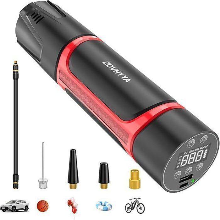 Compresseur à Air Portatif - Mini Compresseur - 150 PSI - Rechargeable USB - LED