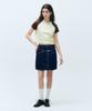 Malittepeulangsowajeobeo W Straight Denim Mini Skirt Dark Blue