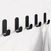 No-Drill Wall-Mounted Metal Hooks for Bathroom, Door, Hat, and Coat – Strong Adhesive Iron Hardware