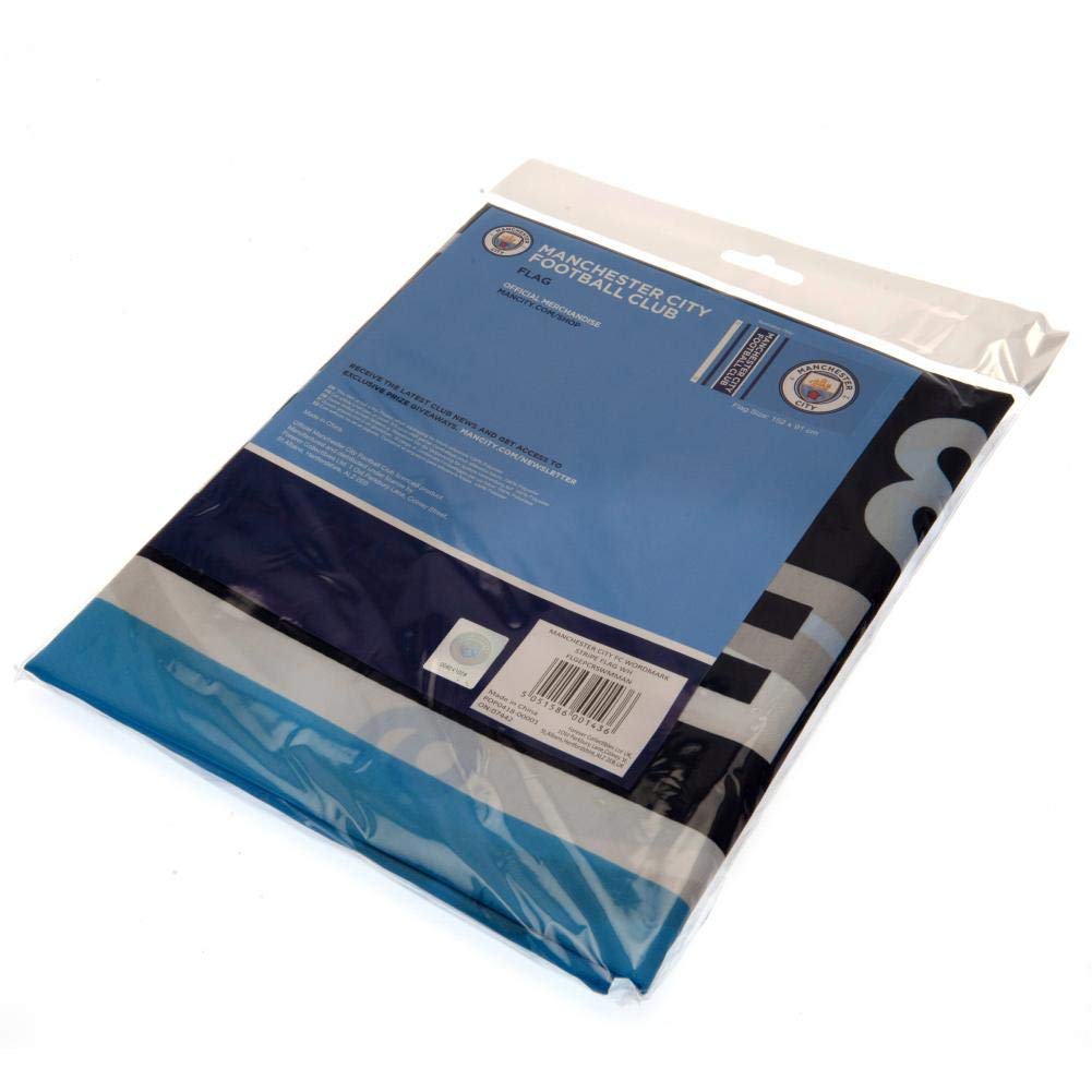 Sports Flag FOCO Large Size Manchester City Sky Blue 5x3 Feet