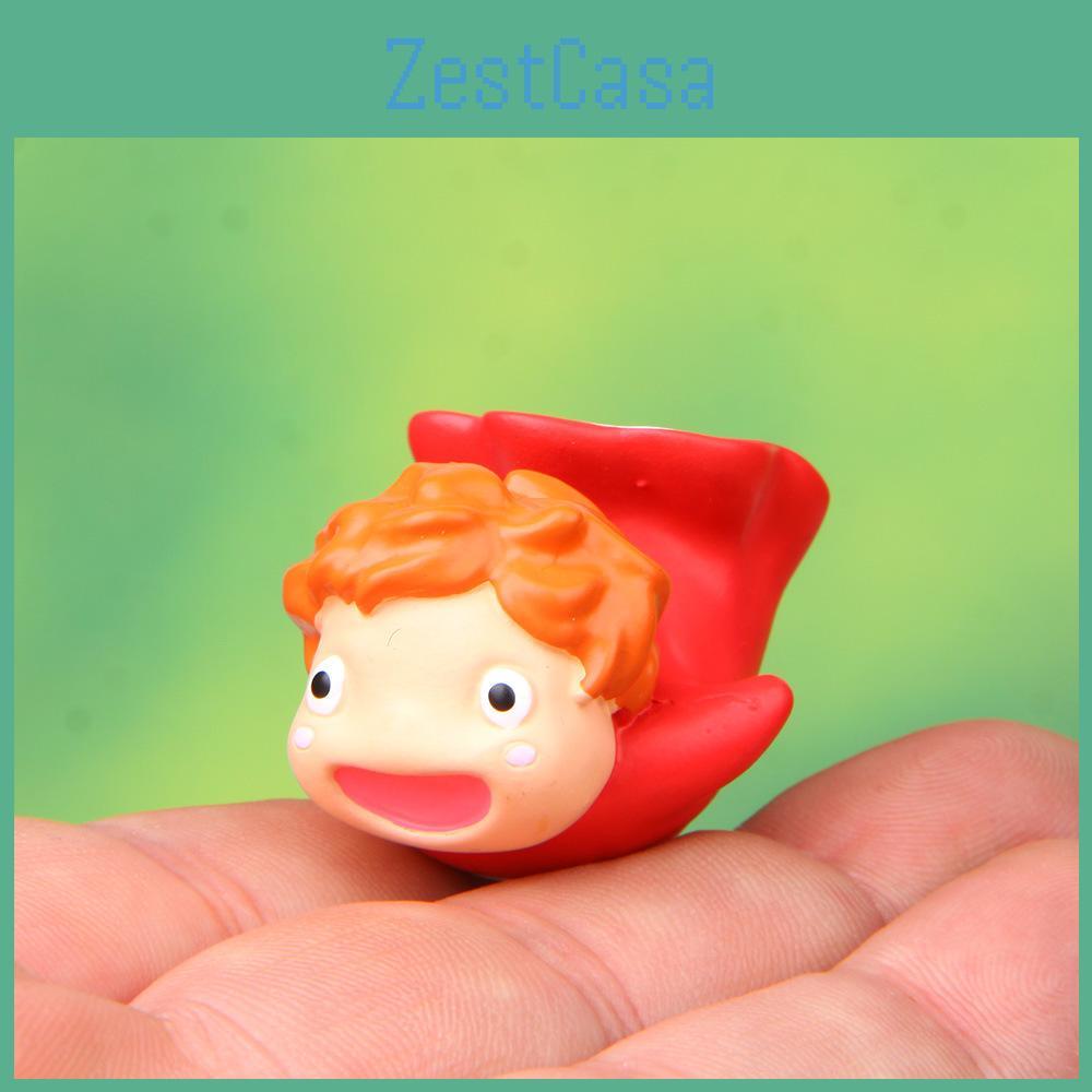 Goldfisch Ponyo Cartoon Mini Puppe Modell Ornament Für Landschaftsdekoration