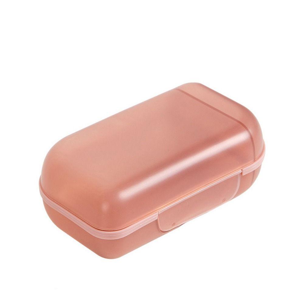 Waterproof Soap Dishes Organizer Sealed Soap Container Durable Square Travel Soap Box  for Home