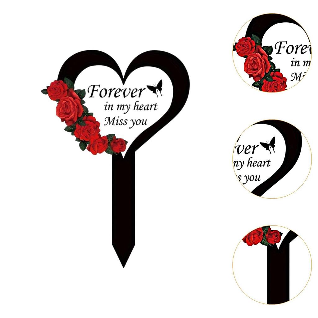 Garden Stake Decorative Sturdy Ornament Versatile for Pathway Lawn Porch