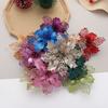Glitter Artifical Fake Flowers Christmas Flowers Home Xmas Ornaments Christmas Tree Decorations