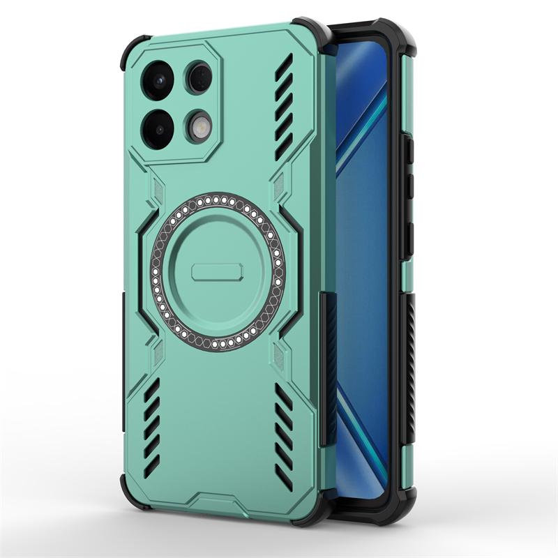 Shockproof Armor Case For Oppo K13 Magnetic Adsorption Wireless Charge Cover For Oppo K13x K12s Case For Oppo K13 Case 6.67 inch