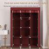 Large Capacity Non-Woven Fabric Wardrobe with Steel Frame & Folding Design