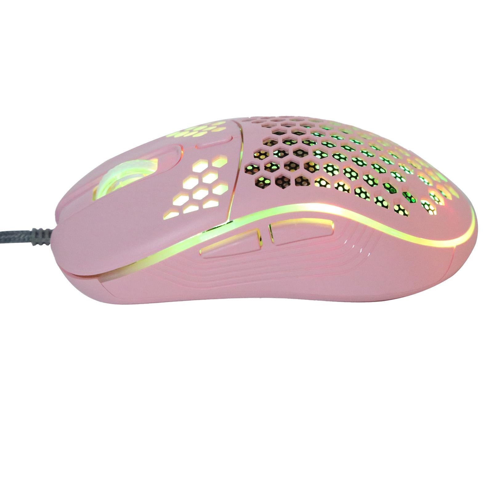 

Проводная мышь с регулируемым DPI (4 скорости), полым RGB-эффектом подсветки, аксессуары для игрового ноутбука