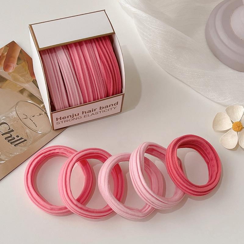 Colorful, High-Elasticity Hair Ties for Ponytails & Buns - Non-Damaging.
